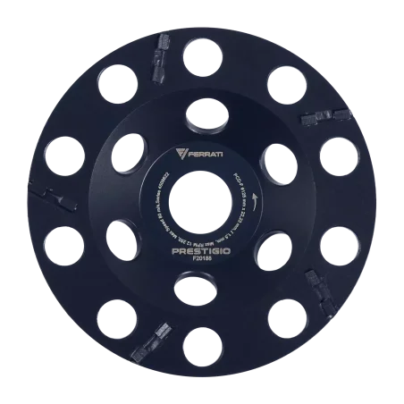 Frez talerzowy diamentowy zdzierajcy PCD-F 125mm 22,23mm PRESTIGIO FERRATi