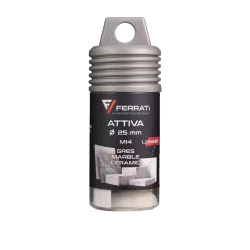Otwornica diamentowa DDV-T 25mm M14 ATTIVA FERRATi