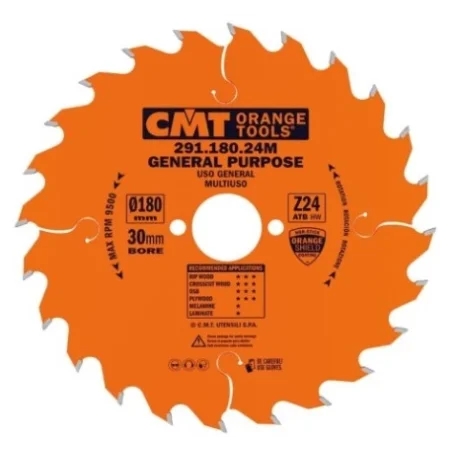 291.180.24M Piła HM D180 F30 Z24 K2,6/1,6