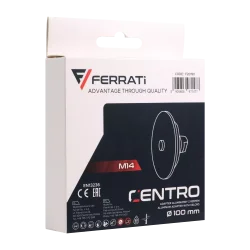 Uchwyt aluminiowy 100mm M14F aluminium back CENTRO FERRATi