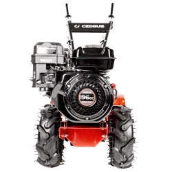 Glebogryzarka Cedrus silnik Loncin H200, max moc silnika: 4 kW/ 3600 obr./min, pojemność silnika 196 cm3, szerokość robocza 48 c