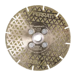 Tarcza tnąca i szlifująca z nasypem diamentowym 1A1R 125mm 22,23mm/M14F VELOCE FERRATi