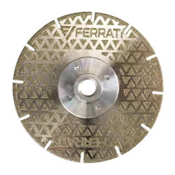 Tarcza tnąca i szlifująca z nasypem diamentowym 1A1R 125mm 22,23mm/M14F VELOCE FERRATi