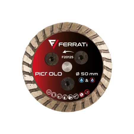 Tarcza diamentowa tnąca 1A1R 50mm M14F PICCOLO FERRATi