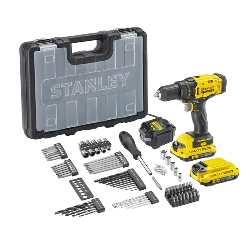 Wiertarko-wkrętarka 18V 2x2,0Ah SFMCD700D2A-QW + akcesoria 100el. Stanley Fatmax