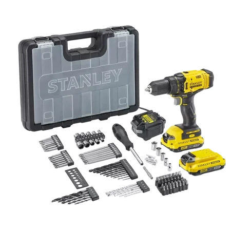 Wiertarko-wkrętarka 18V 2x2,0Ah SFMCD700D2A-QW + akcesoria 100el. Stanley Fatmax