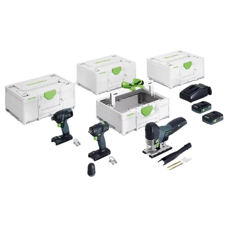 Zestaw akumulatorowy Combo -montażowy TID 18/TXS 18/PSC 420/TB M 137 FESTOOL