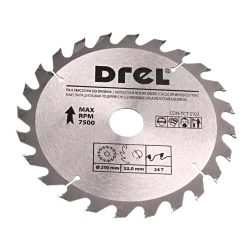 Tarcza do pilarki widiowa 210x30mm, 24T