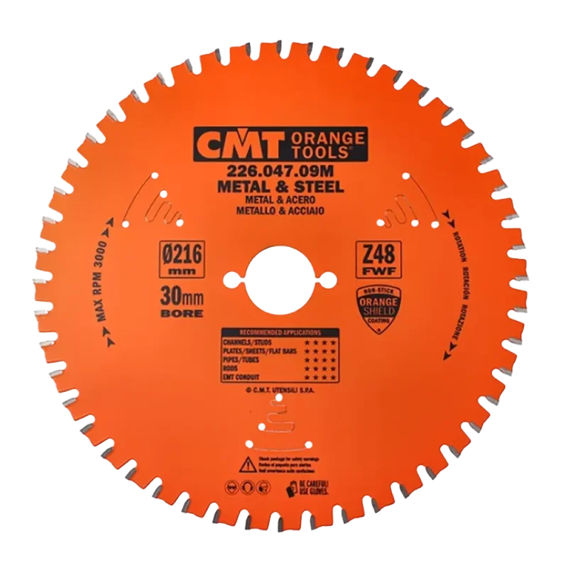 CMT Piła do cięcia stali 216x30mm 48z 226.047.09M