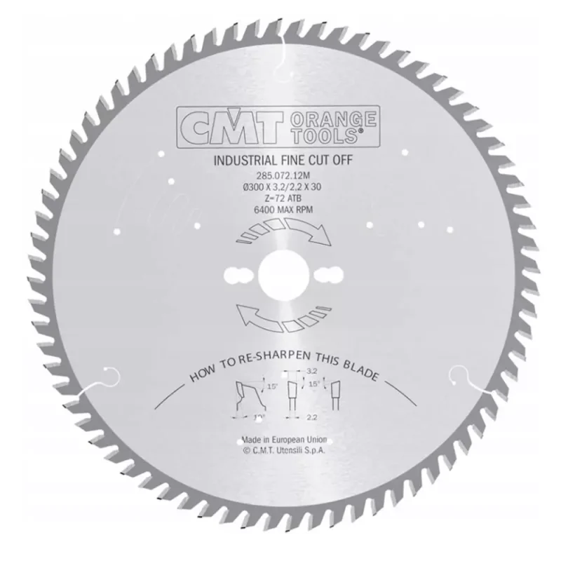 285.072.12M Piła HM D300 F30 Z72N K3,2/2,2