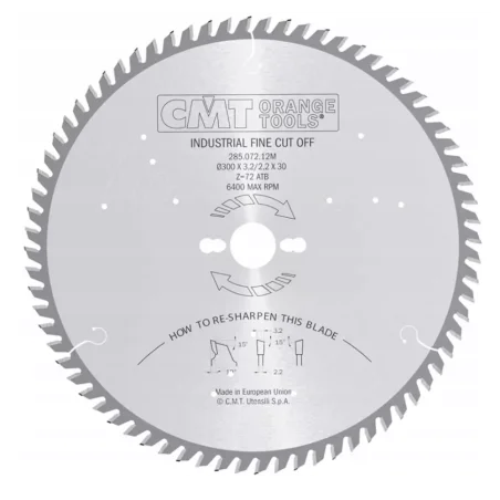 285.072.12M Piła HM D300 F30 Z72N K3,2/2,2