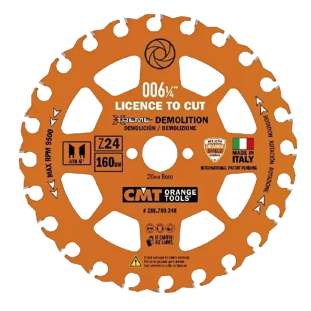 Piła HM D160 Z24 F20 K/p2,3/1,2mm