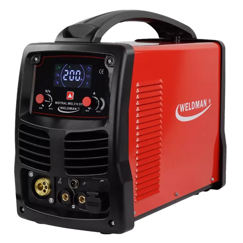 Spawarka 4w1 MISTRAL MIG 210 200A MIG MAG MMA TIG LIFT Plazma 230V LCD
