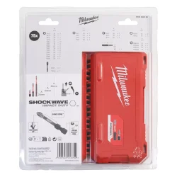Zestaw bitów udarowych SHOCKWAVE™ Impact Duty XL Box  (TX) 75 szt. Milwaukee