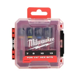 Zestaw nasadek sześciokątnych (Ø 7/8/10/13 mm) Milwaukee