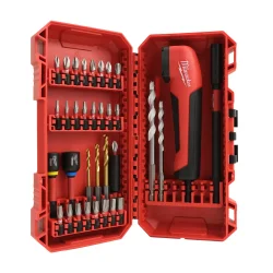 Zestaw bitów udarowych Shockwave do śrub Phillips, Pozidriv, Torx i Hex + nasadka kątowa 90° (35 szt.) Milwaukee