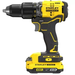 Wiertarko-wkrętarka bezszczotkowa linia V20 napięcie 18V, 2 aku. 2,0Ah, kufer STANLEY® FATMAX®