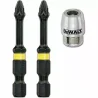 Końcówki wkrętarskie EXTREME IMPACT® Torsion PZ2/50 mm (opak. 2 szt.) DEWALT