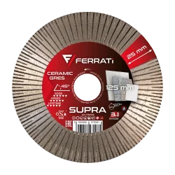 Tarcza Diamentowa 1A1R 125mm SUPRA FERRATi do szlifowania i cięcia