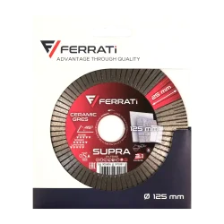 Tarcza Diamentowa 1A1R 125mm SUPRA FERRATi do szlifowania i cięcia