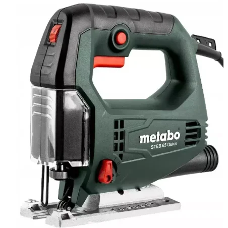 Wyrzynarka w walizce STEB 65 Quick SET z zestawem brzeszczotów METABO