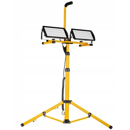 Naświetlacz na statywie 2x65W 2w1 żółty