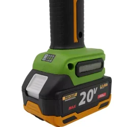 Akumulatorowa szlifierka kątowa Procraft PWA220 , 125mm , bezszczotkowa, soft start, 3 zakresy obrotówakumulator 4Ah 1 szt , ład