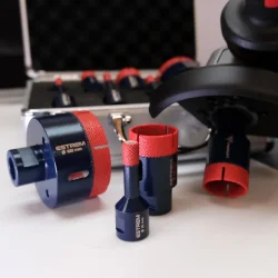 Zestaw ESTREM MINI otwornice 6,6,8,10,35,68mm+adapter M14 w walizce FERRATi