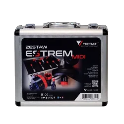 Zestaw ESTREM MIDI otwornice 6,6,8,10,12,20,35,68mm+adapter M14 w walizce FERRATi