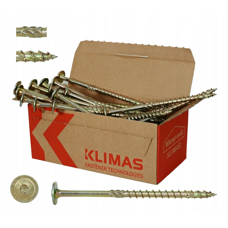 WKRĘT CIESIELSKI Z ŁBEM STOŻKOWYM 8,0x120