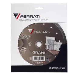 Tarcza diamentowa GRANI 230mm do cięcia gresu, ceramiki FERRATi