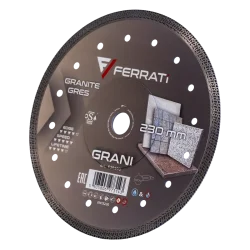 Tarcza diamentowa GRANI 230mm do cięcia gresu, ceramiki FERRATi