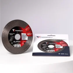 FERRATi SUPRA+ 125mm precyzyjna tarcza diamentowa do gresu ceramiki 45° 90°