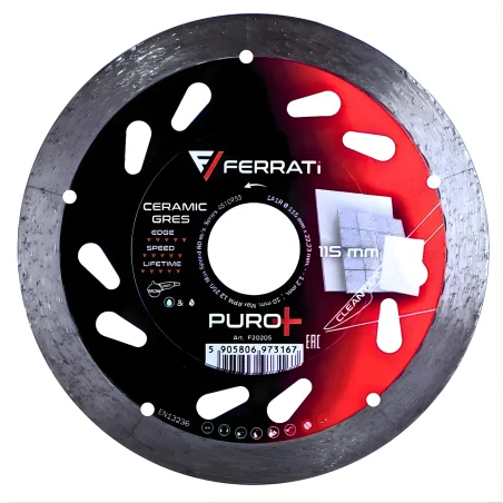 Tarcza diamentowa tnąca 1A1R 115mm 22,23mm PURO+ FERRATi