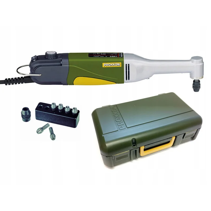 PROXXON Wiertarka kątowa wiertarko frezarka 230V LWB/E 100W 28492 regulacja
