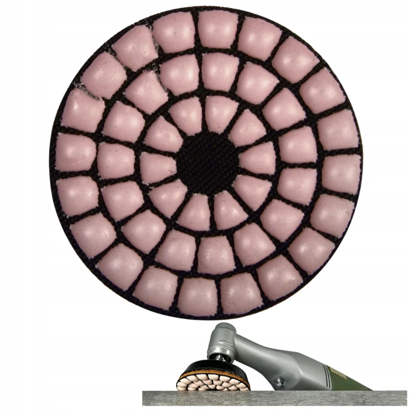 PROXXON Tarcza pad polerski diamentowy 50mm WP/E WP/A gres P100 3szt 28657