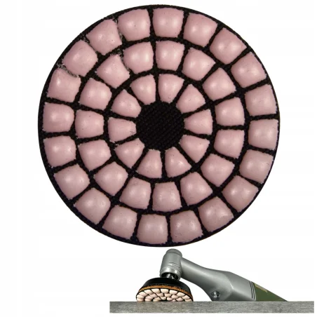 PROXXON Tarcza pad polerski diamentowy 50mm WP/E WP/A gres P100 3szt 28657