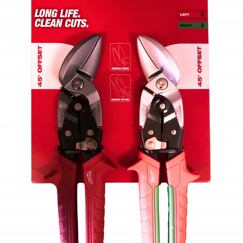 Zestaw offsetowych nożyc do blachy 2 szt 4932499017 Milwaukee