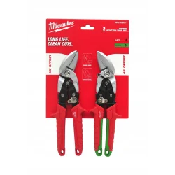 Zestaw offsetowych nożyc do blachy 2 szt 4932499017 Milwaukee