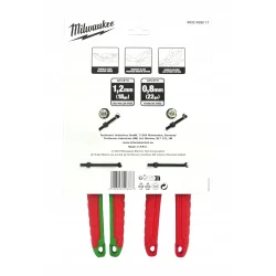 Zestaw offsetowych nożyc do blachy 2 szt 4932499017 Milwaukee