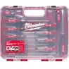 Zestaw wkrętaków PH PZ płaskich 12 szt. Milwaukee 4932472003