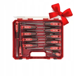 Zestaw wkrętaków PH PZ płaskich 12 szt. Milwaukee 4932472003