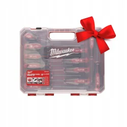 Zestaw wkrętaków PH PZ płaskich 12 szt. Milwaukee 4932472003