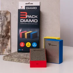 Kostka szlifierska diamentowa 3PACK DIAMO 60/100/200 FERRATi