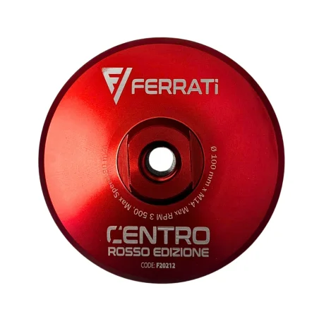 Uchwyt aluminiowy 100mm M14F aluminium back CENTRO ROSSO EDIZIONE FERRATi