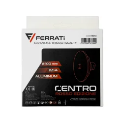 Uchwyt aluminiowy 100mm M14F aluminium back CENTRO ROSSO EDIZIONE FERRATi