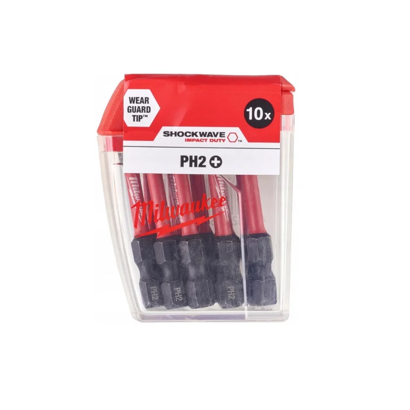 Bity udarowe Shockwave CD PH2 50mm-10szt. Milwaukee