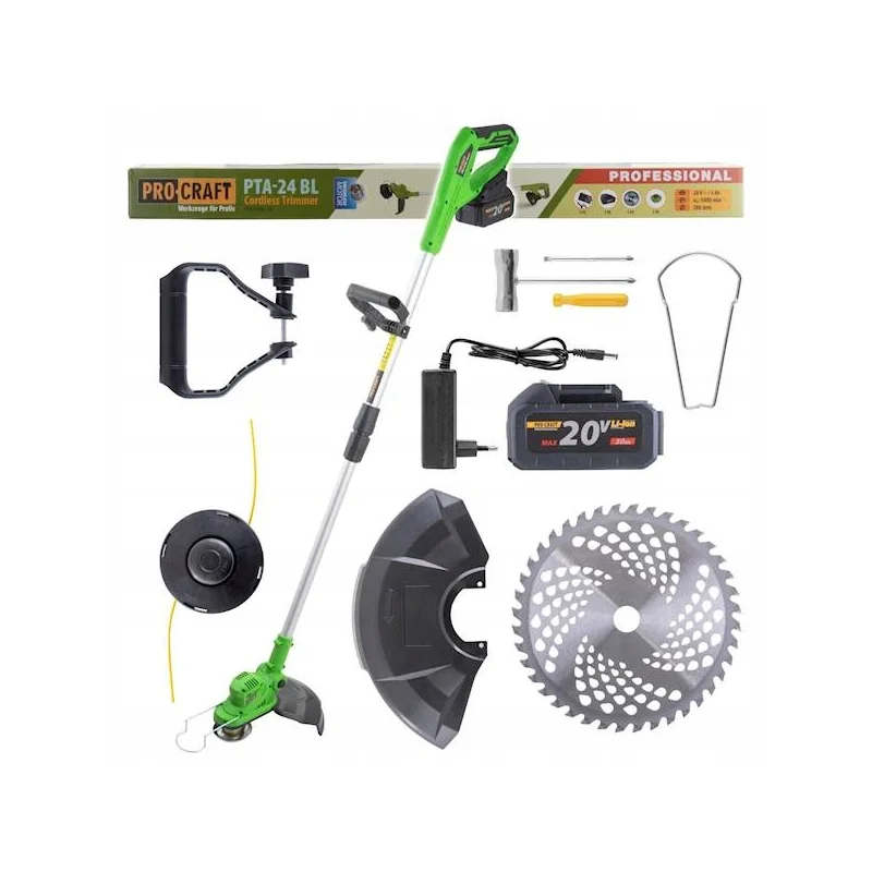 PROCRAFT akumulatorowa podkaszarka PTA24 BL