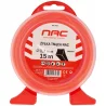 Żyłka tnąca NAC kwadrat 1,7 mm x 15 m pomarańcz kosy podkaszarki kosiarki