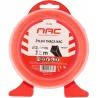 Żyłka tnąca NAC kwadrat 2,4 mm x 12 m pomarańczowa kosy podkaszarki